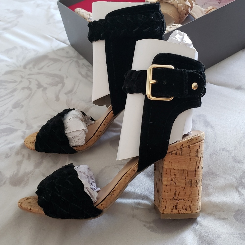 NEW Braided Block Heels